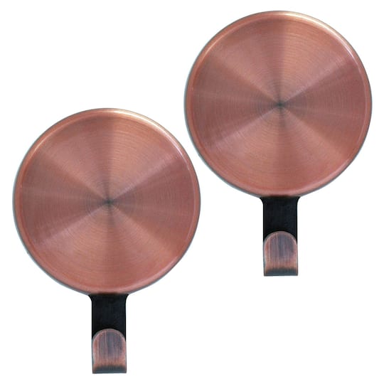Haute Decor Attract™ Brushed Copper Magnetic Wreath Hanger, 2ct.